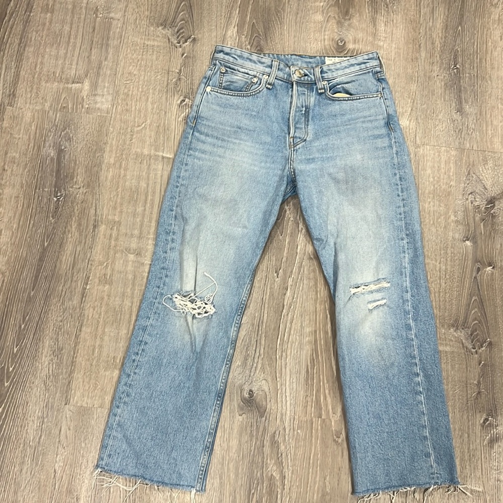 Rag & Bone  Maya High Rise  ankle straight leg denim